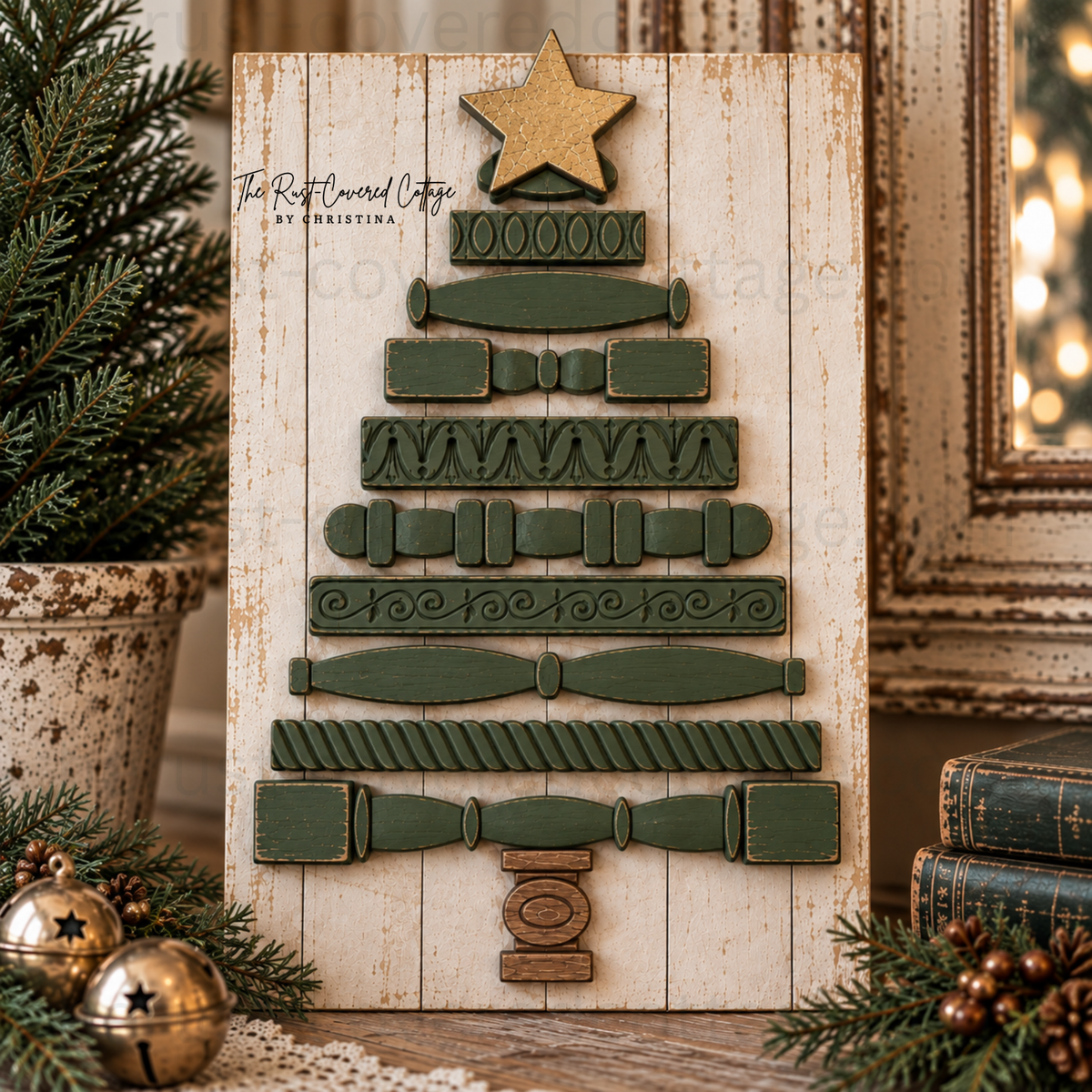 Spindle Christmas Tree