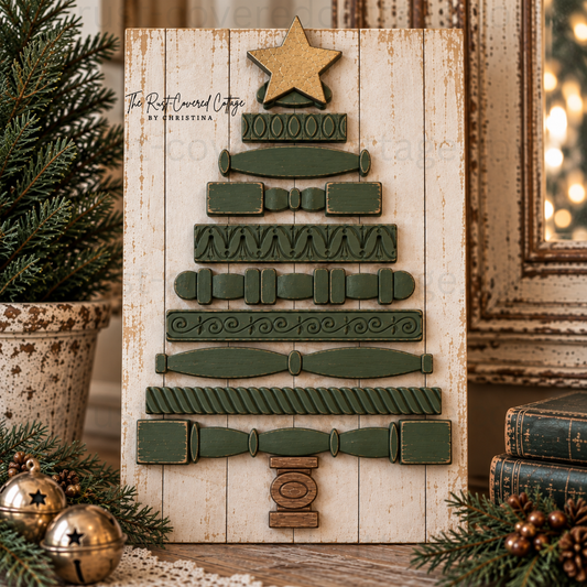 Spindle Christmas Tree
