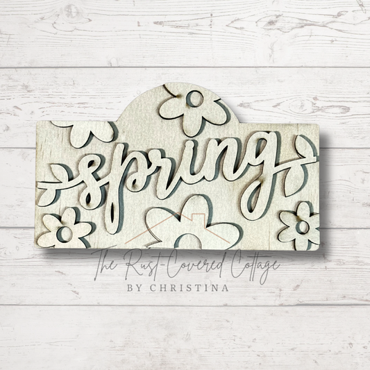 Mini Sign Holder Interchangeable Signs - Spring/Easter Bundle