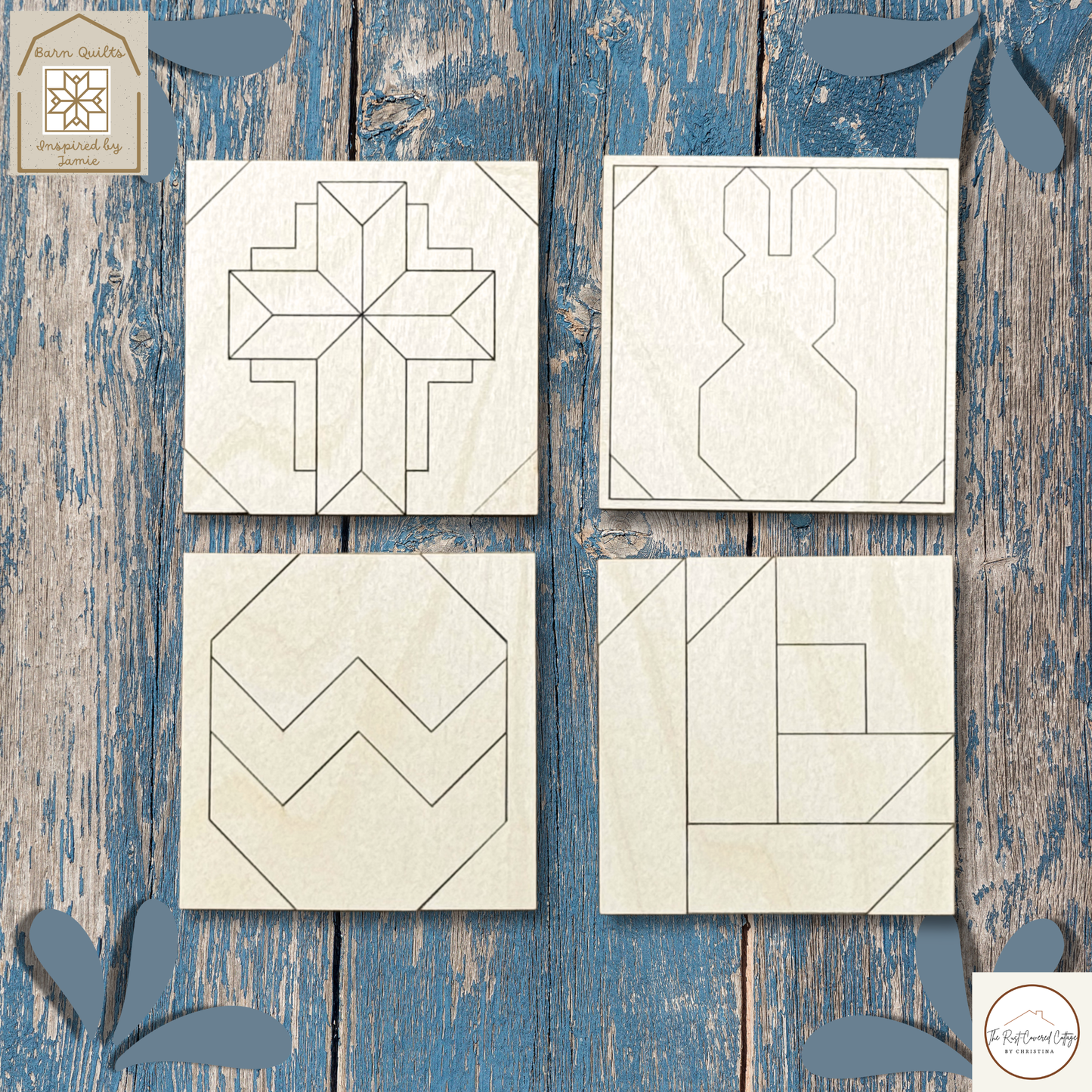 Spring Minis – Barn Quilt DIY Wood Kit