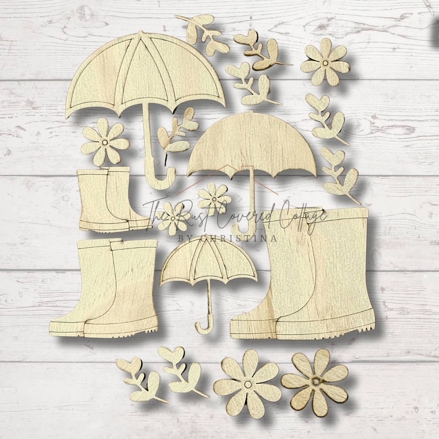 Spring Showers Bundle - Laser Cut