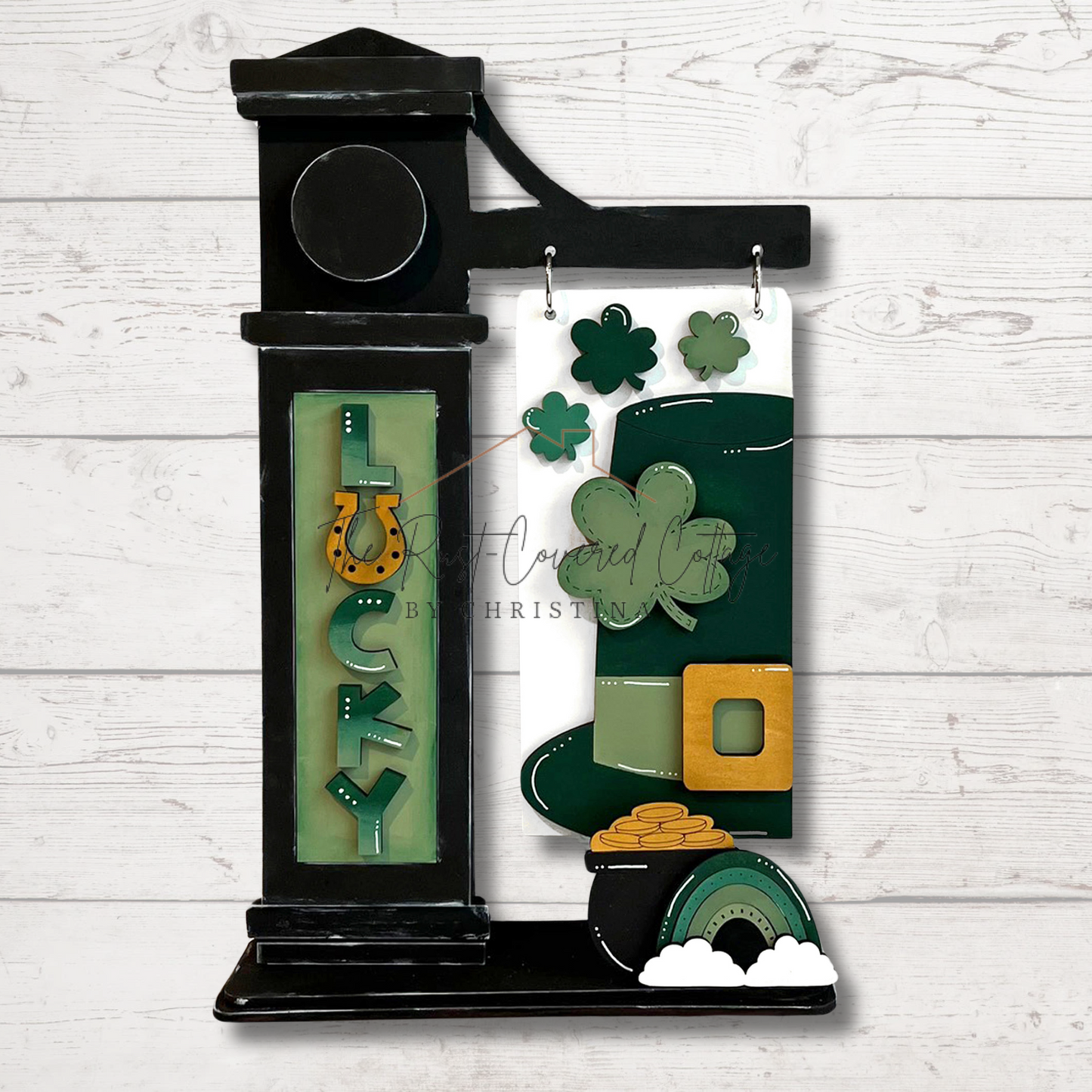 St. Patrick's Day Interchangeable Sign - Unfinished DIY Wood Kit