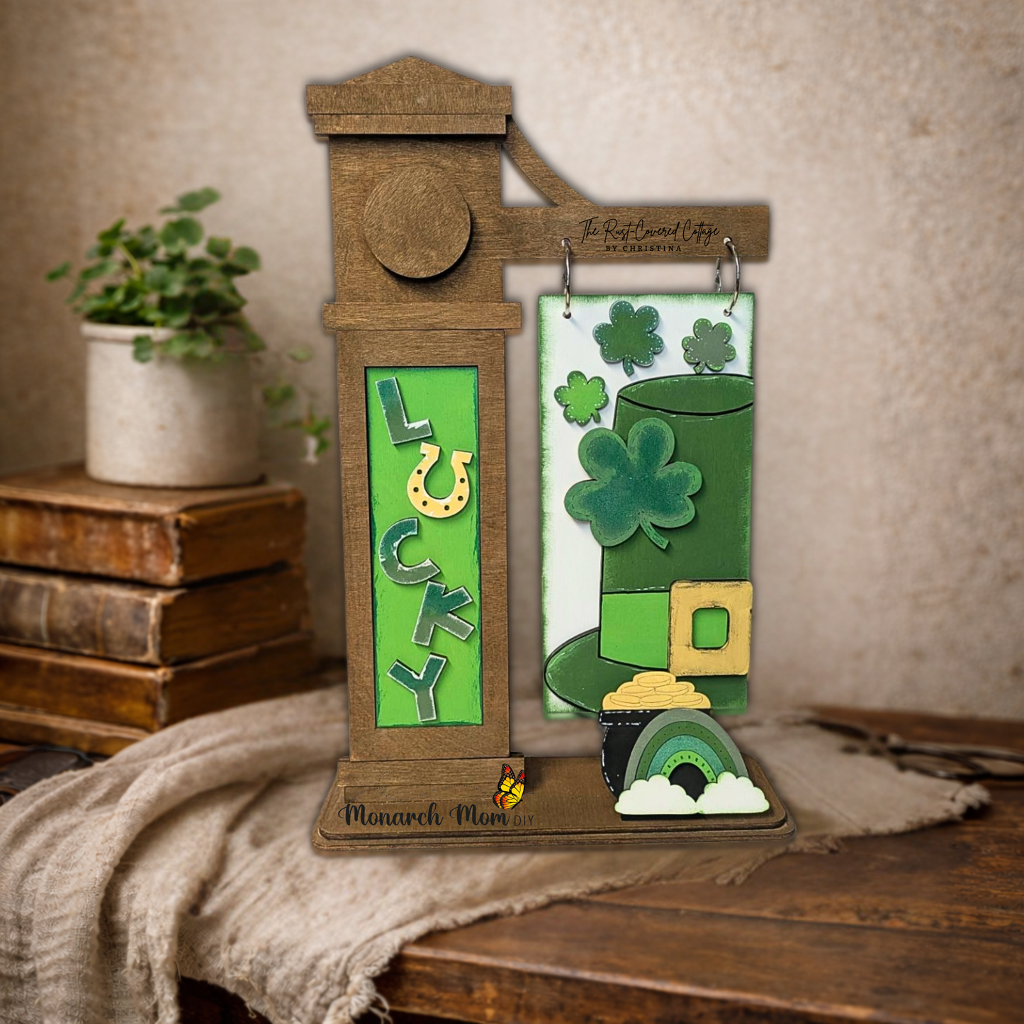 St. Patrick's Day Interchangeable Sign - Unfinished DIY Wood Kit