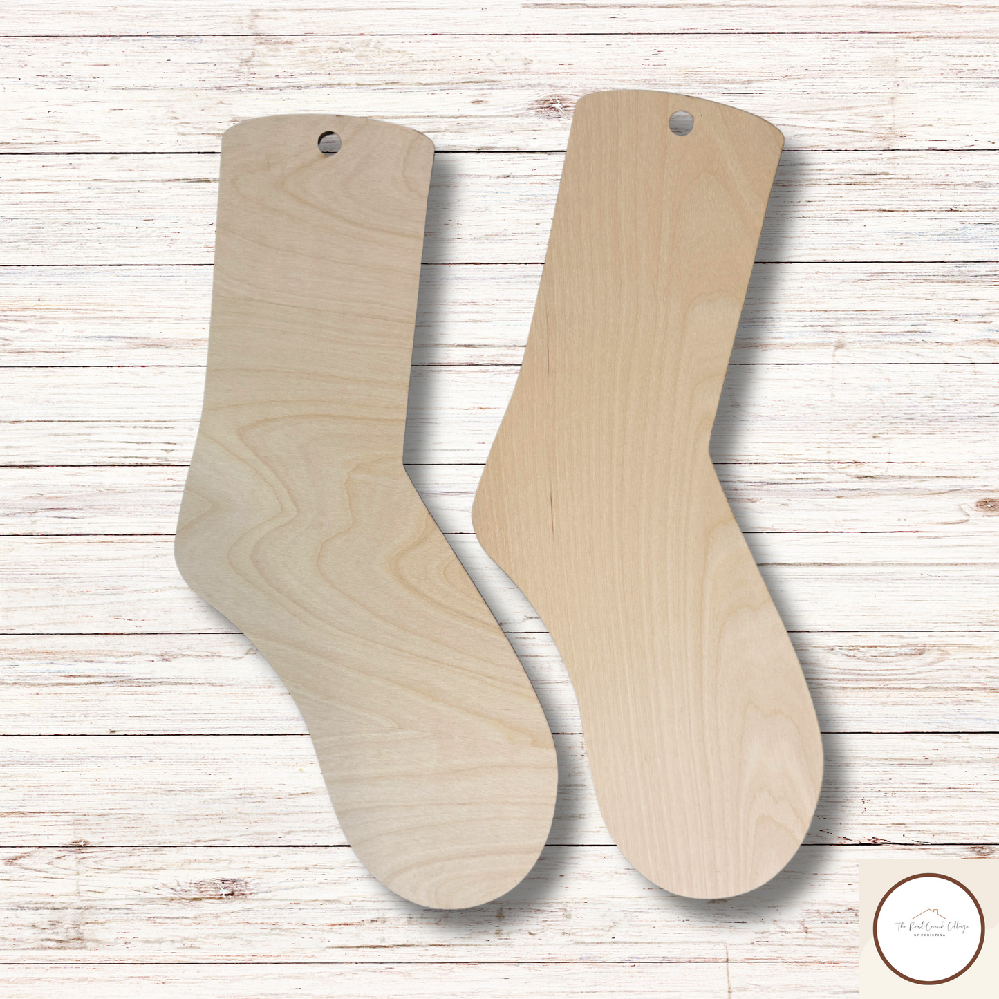 Primitive Style Stockings| DIY Laser Cut Wood Kit - Set of 2