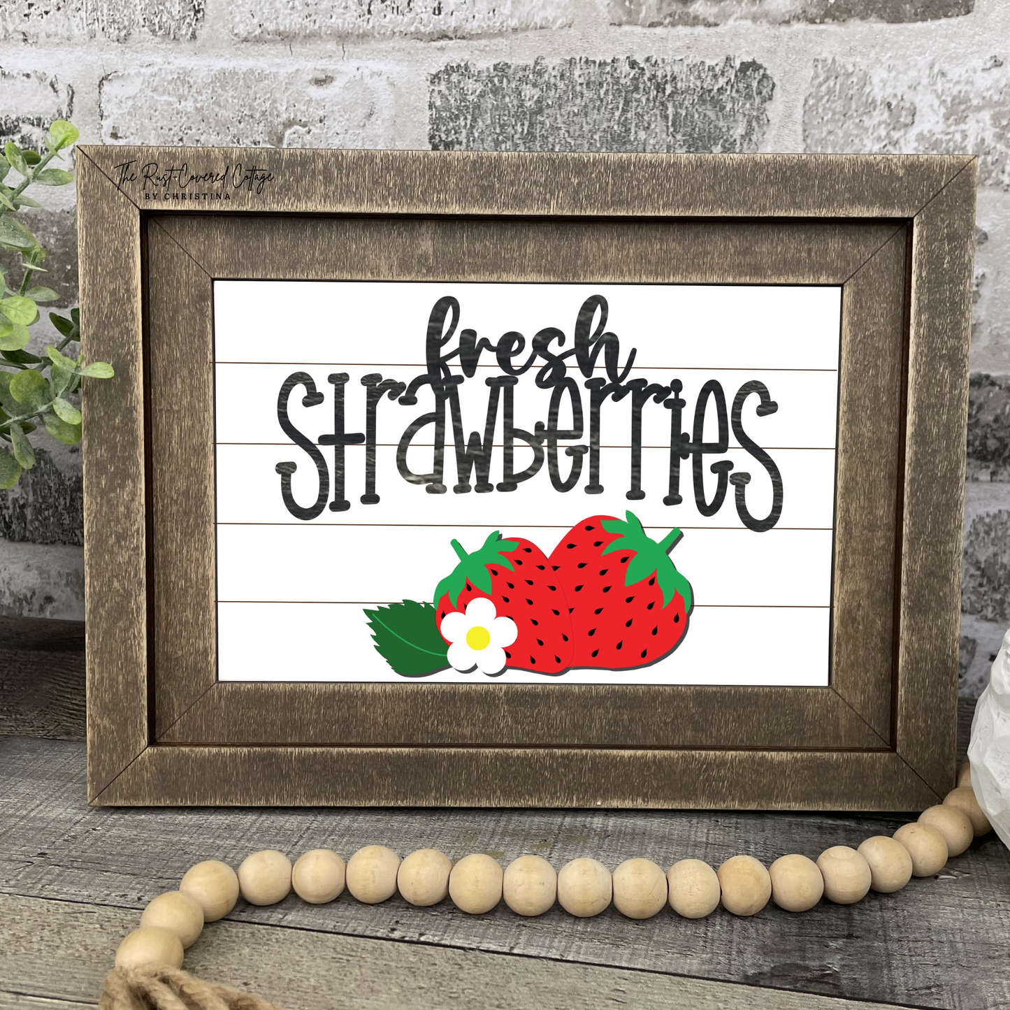 Fresh Strawberries Insert