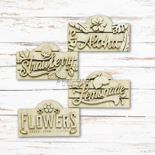 Summer Mini Sign Bundle