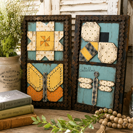 Summer Minis- Barn Quilt DIY Wood Kit