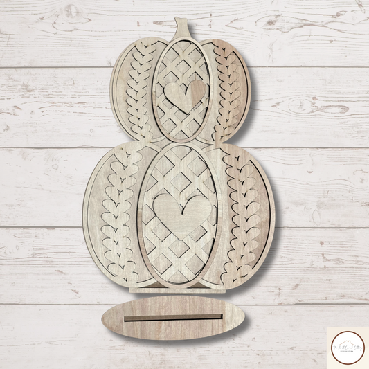 Sweater Pumpkin Stack| DIY Wood Kit| Fall