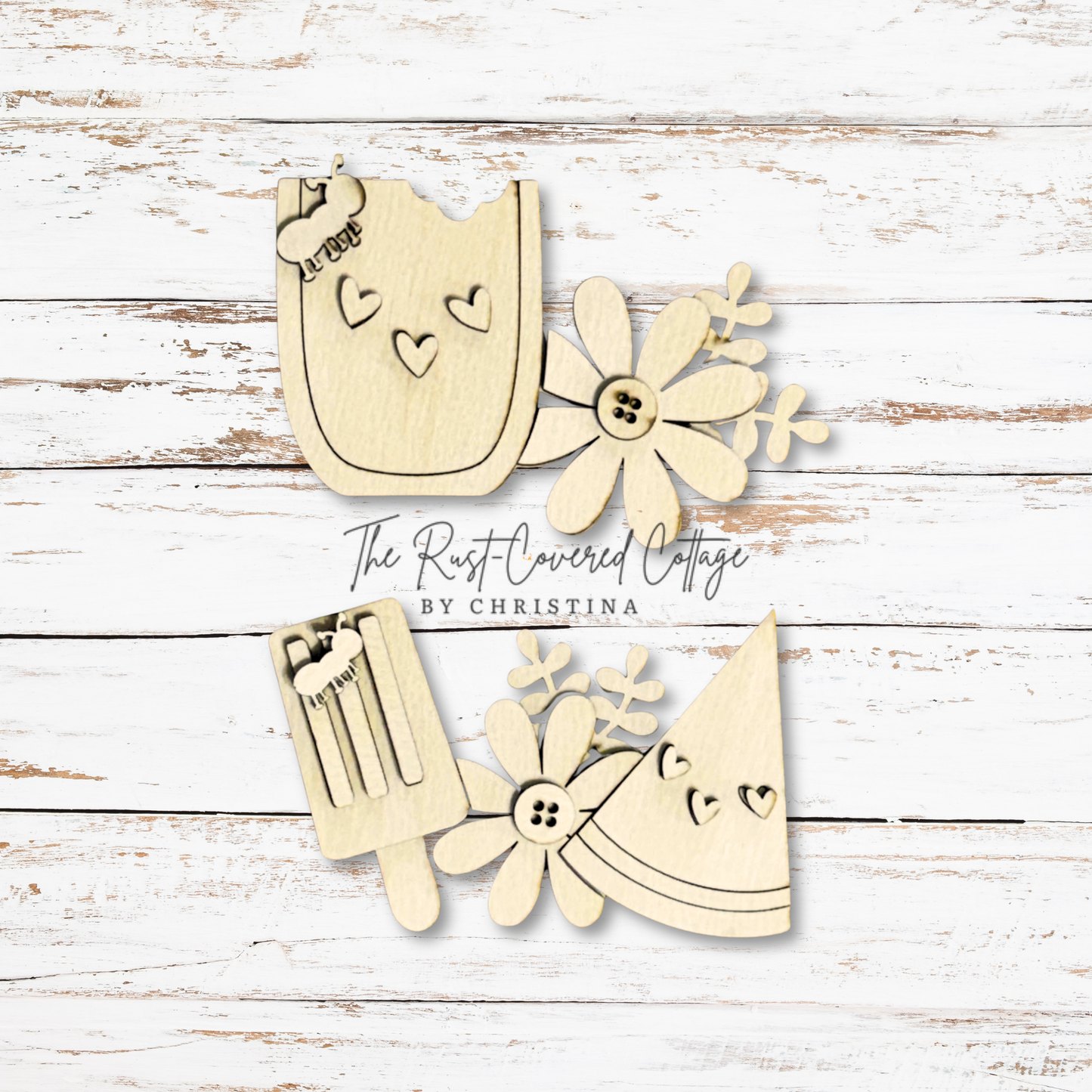 Sweet Summer Cottage Drawer Insert