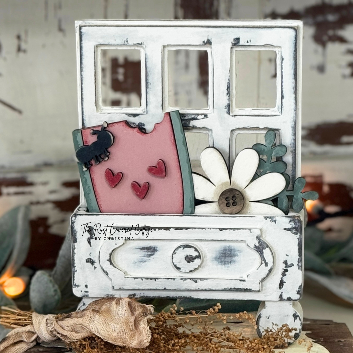 Sweet Summer Cottage Drawer Insert