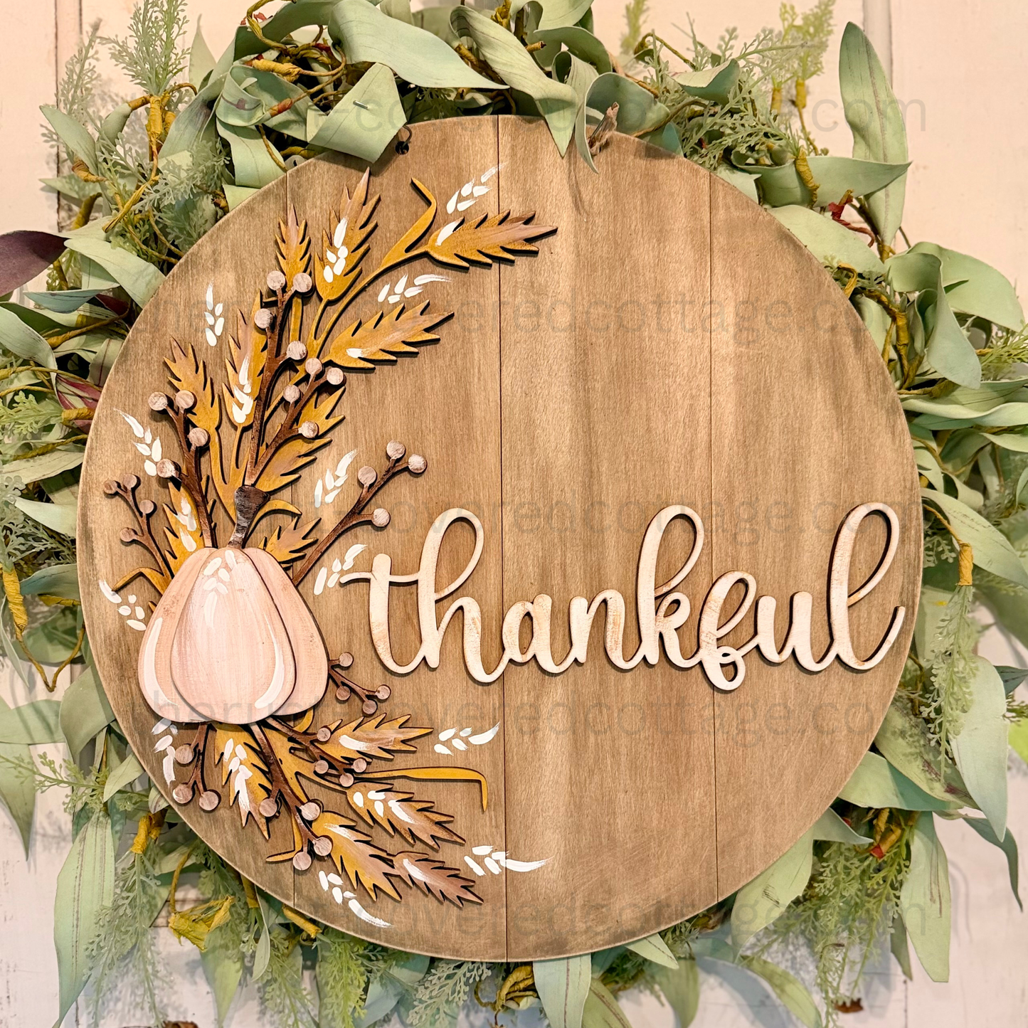 Thankful Harvest Door Hanger