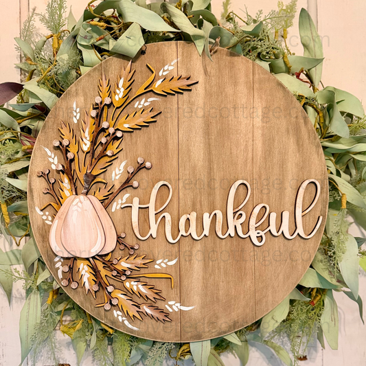 Thankful Harvest Door Hanger