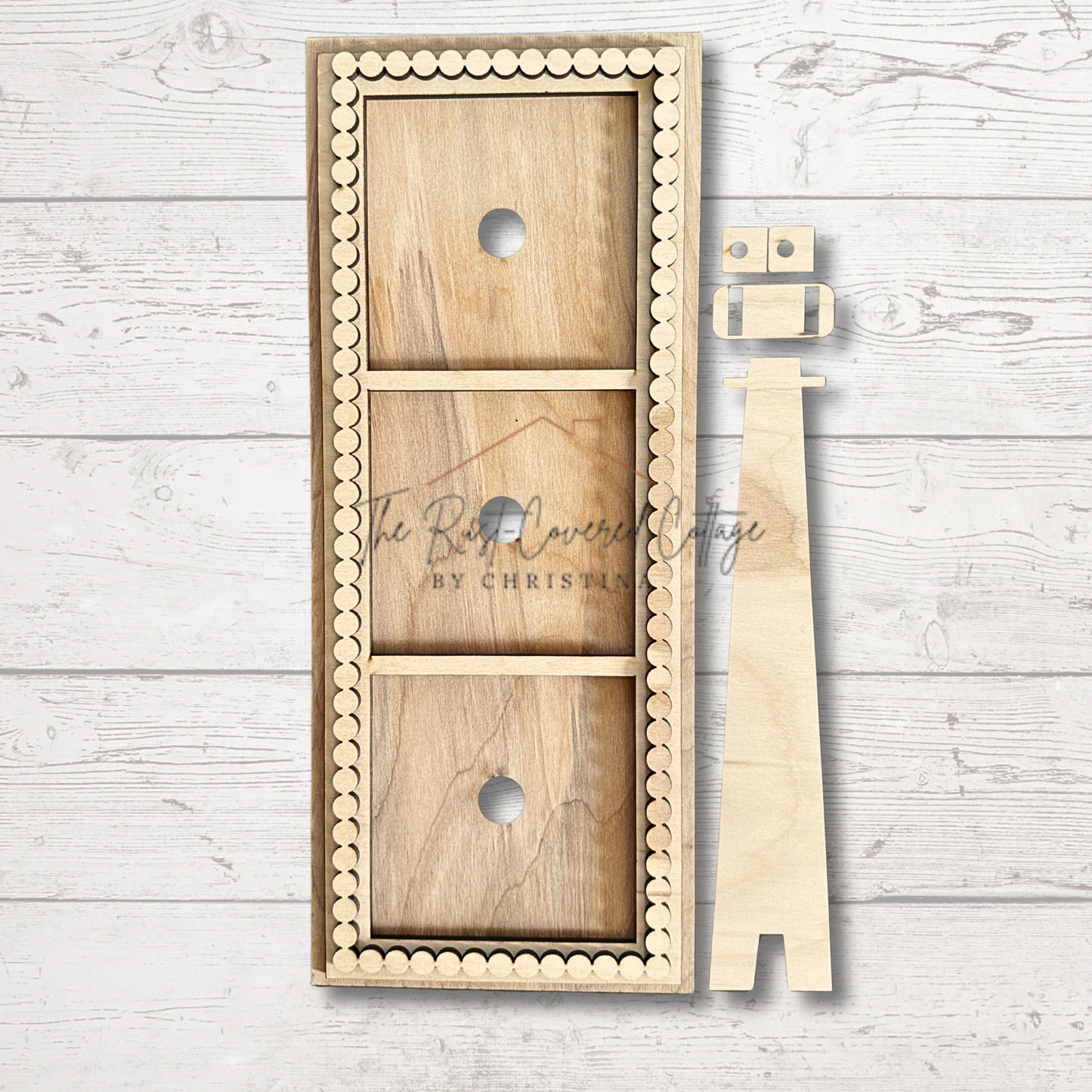 Beaded Interchangeable Frame | DIY Laser Cut Display – 1 to 4 Slot Options