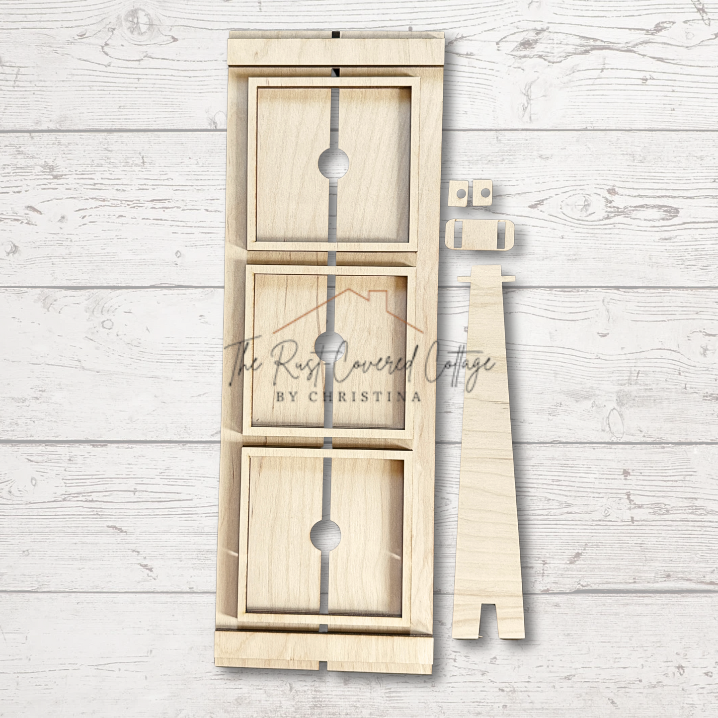 Shutter Interchangeable Frame | Laser Cut DIY Display – 1, 2, or 3 Slot Options