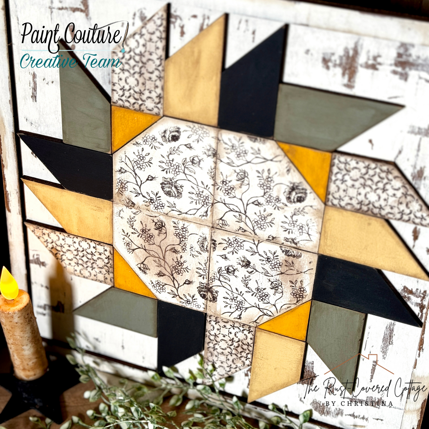 Sunflower Quilt Block DIY Wood Kit – Barn Quilts Inspired by Jamie
