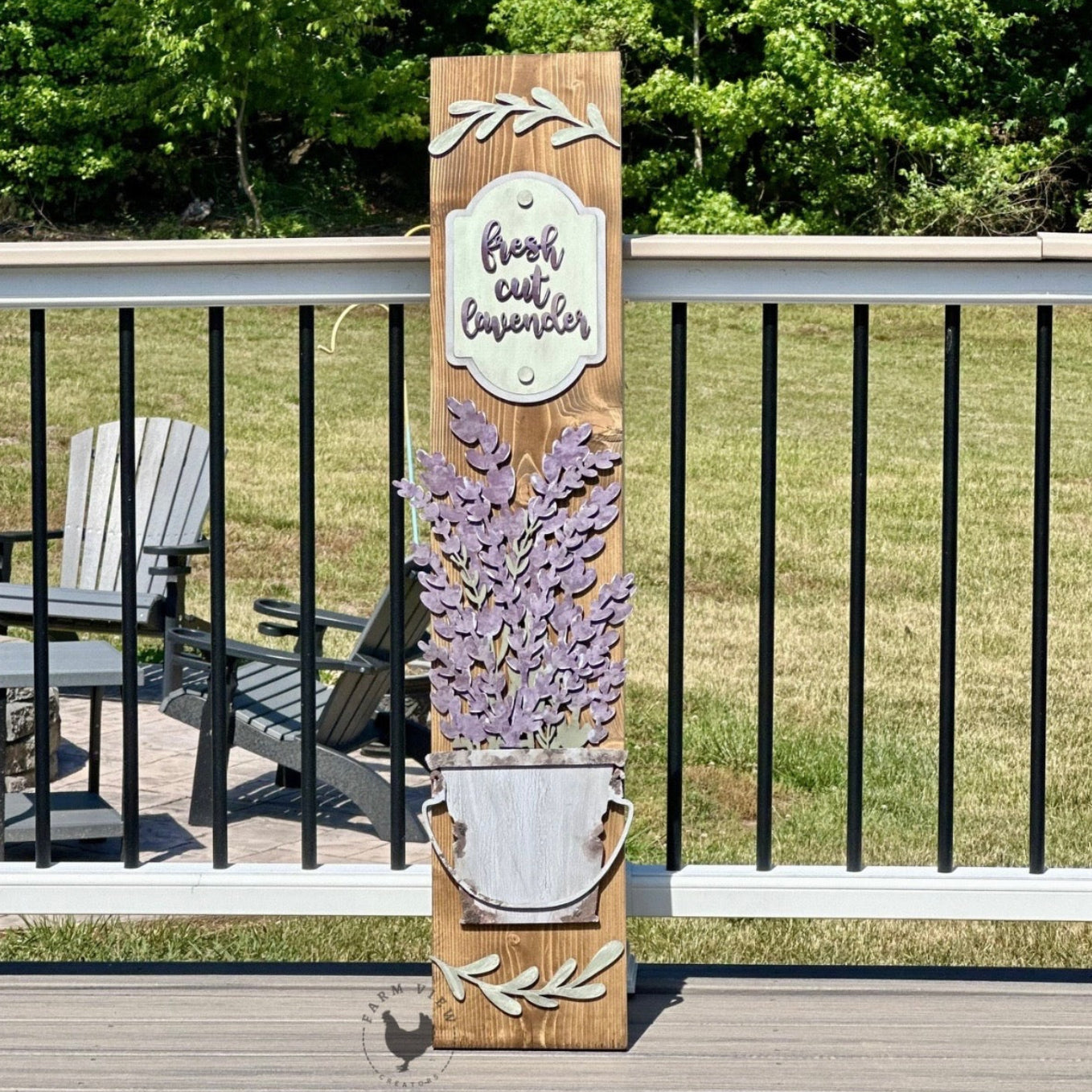 Bucket Porch Leaner Base