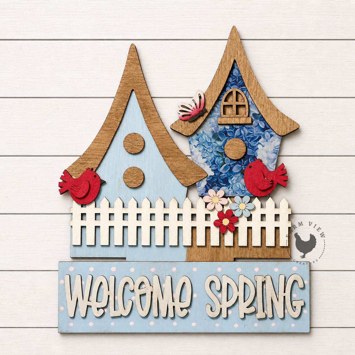 Welcome Spring Insert Welcome Spring Insert | Interchangeable Window Box | DIY Wood Kit – The ...