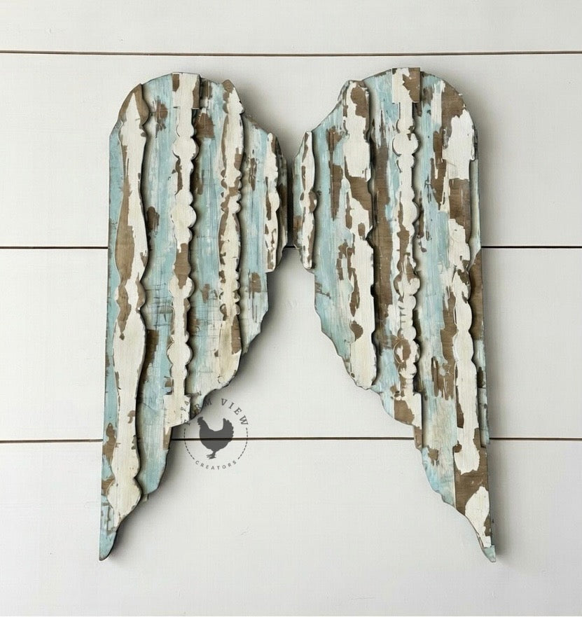 Ornate Angel Wings Wall Decor Kit