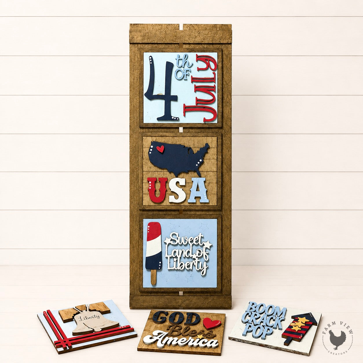 Patriotic Mini Sign Set