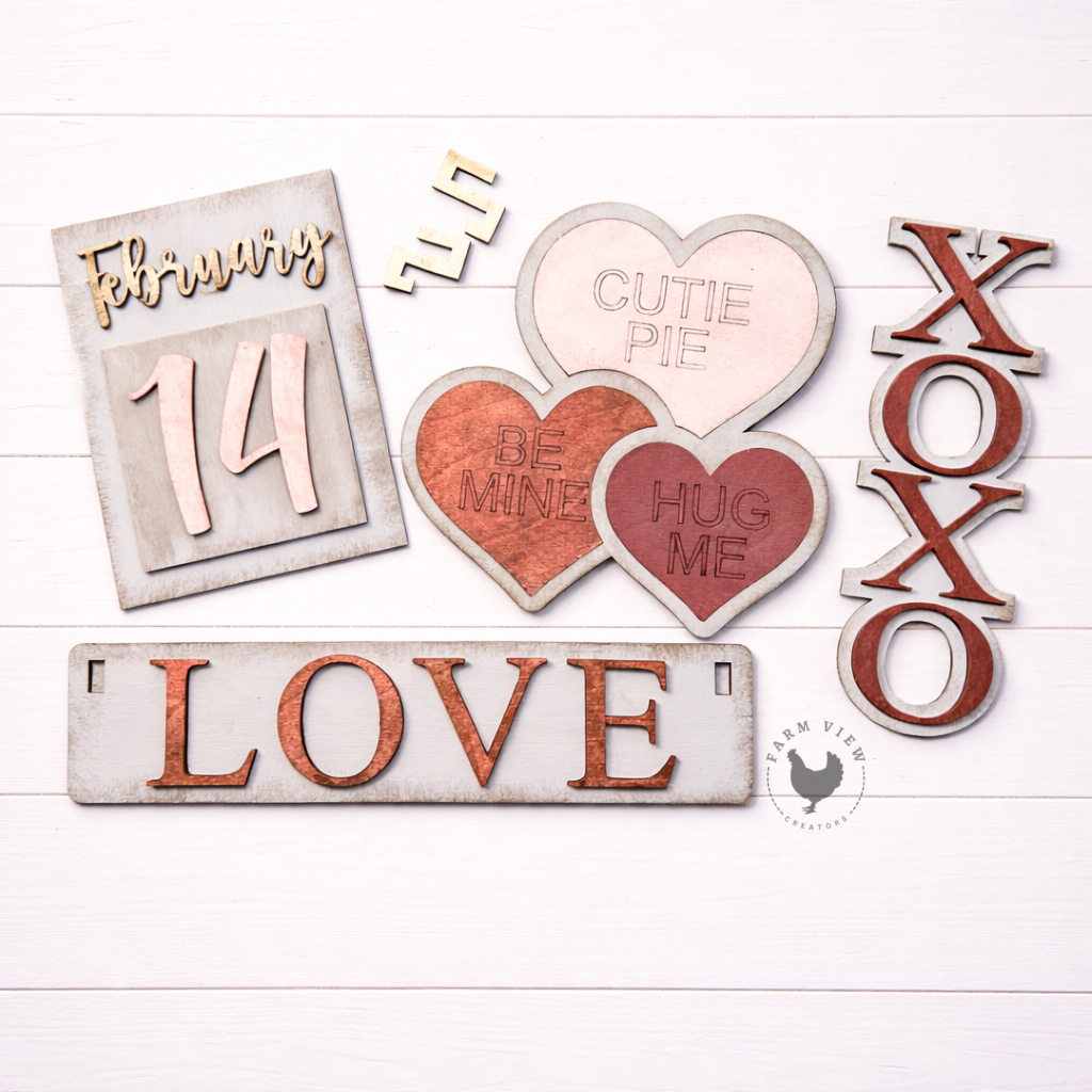 LOVE Insert – Interchangeable Wagon – DIY Wood Kit