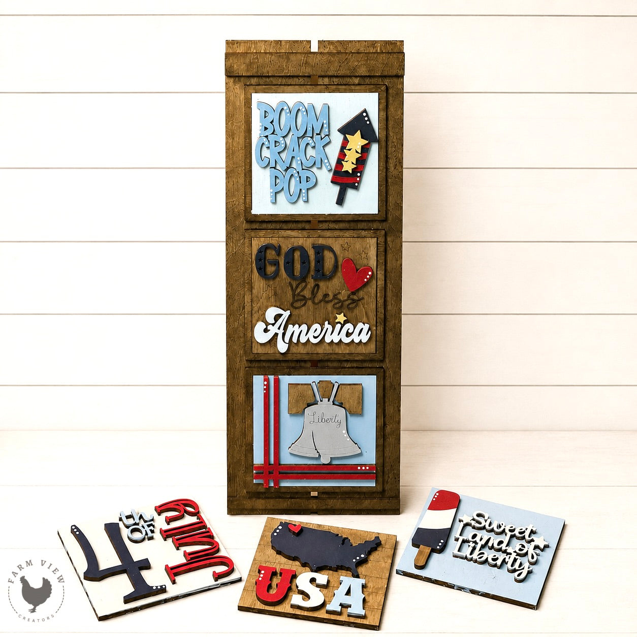 Patriotic Mini Sign Set