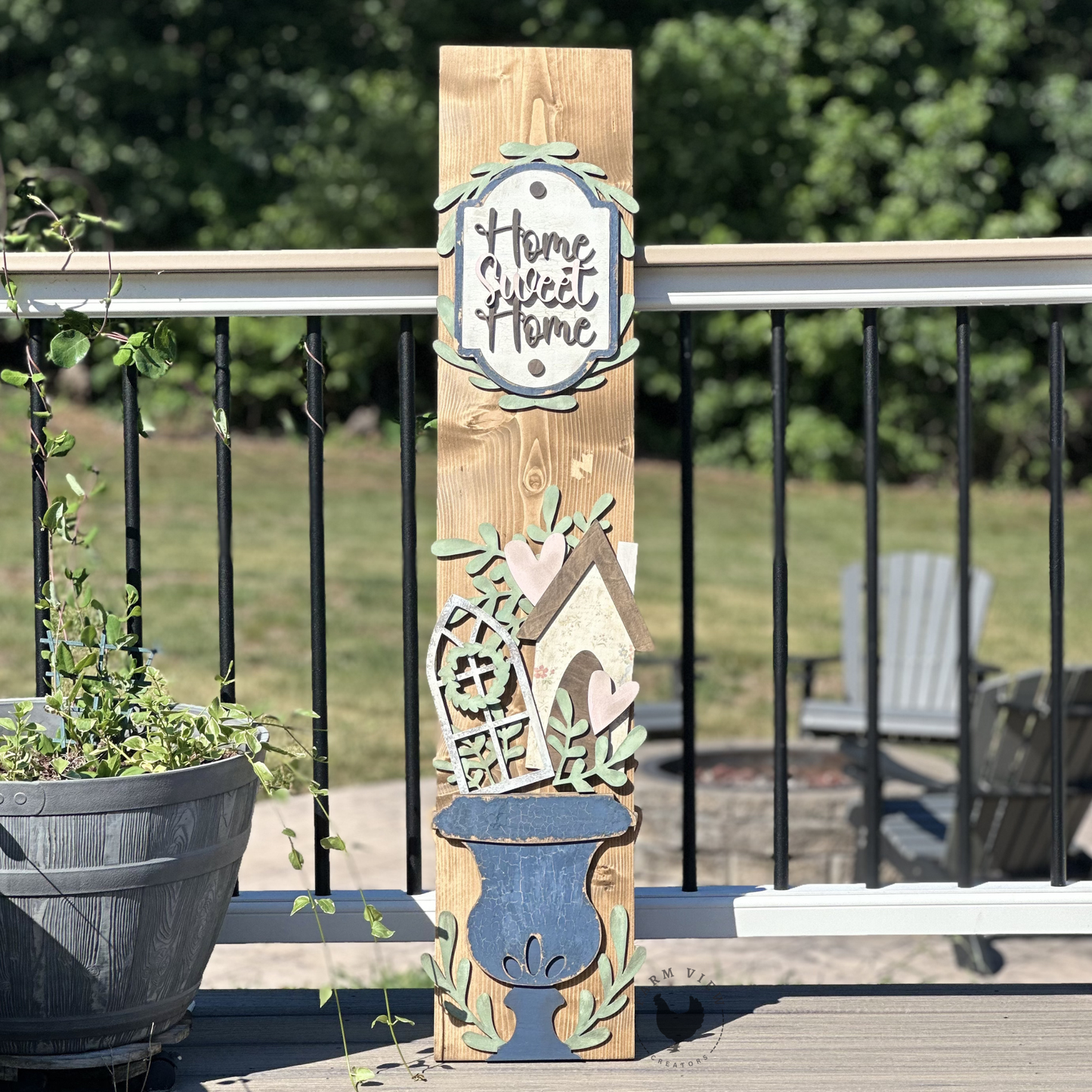 Planter Porch Leaner Base