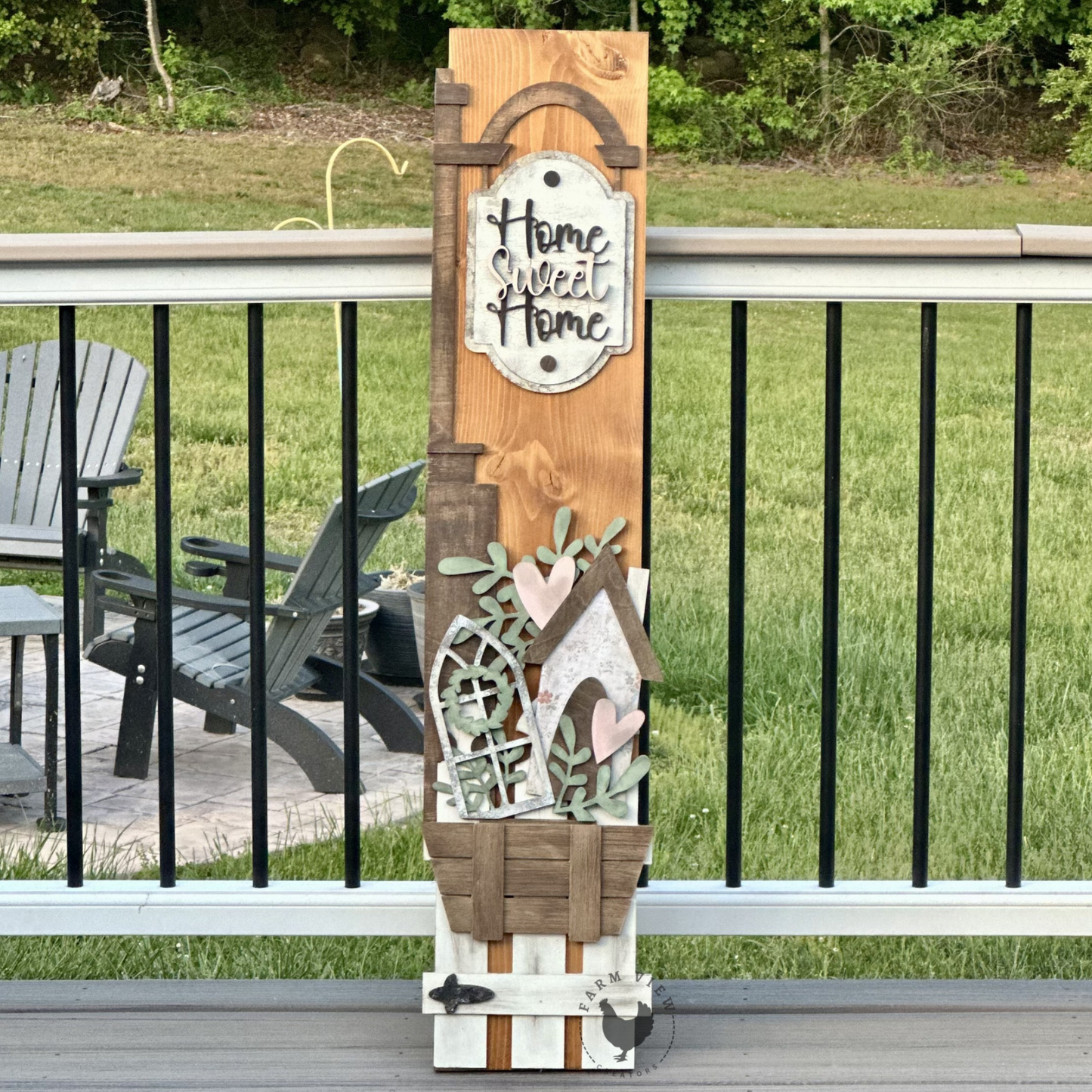 Home Sweet Home Porch Leaner Insert