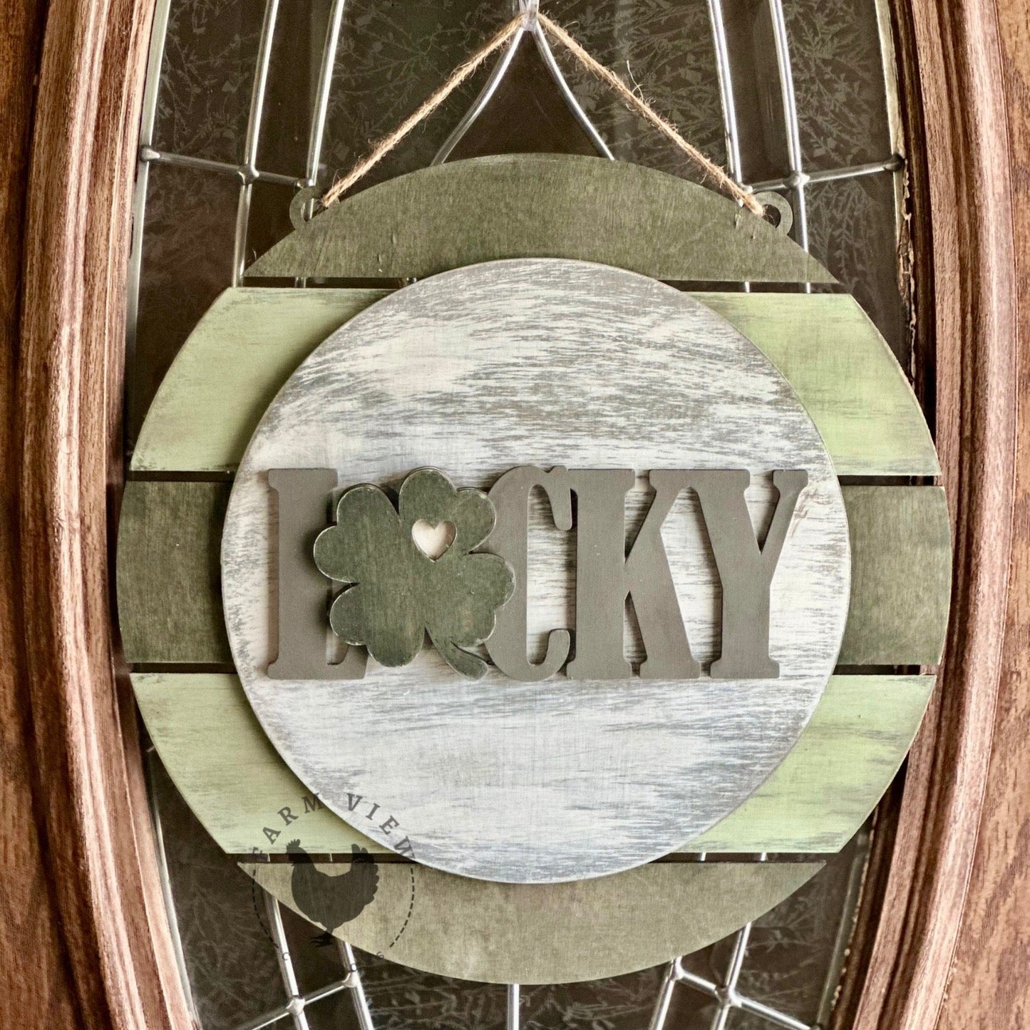 LUCKY Pallet Door Hanger – DIY Wood Kit – Laser Cut 1/4" Birch