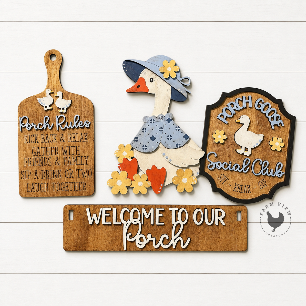 Porch Goose Wagon Insert