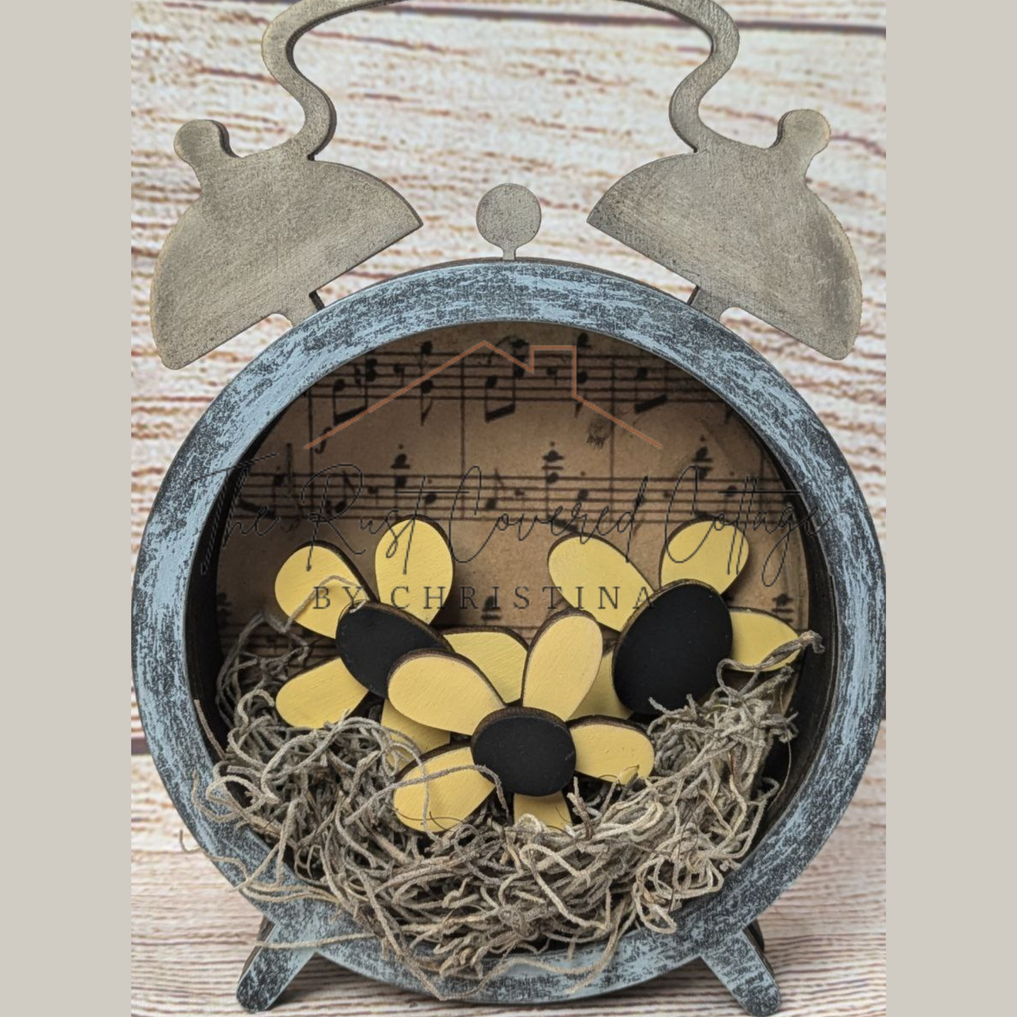 Vintage Clock| DIY Wood Kit | Laser-Cut
