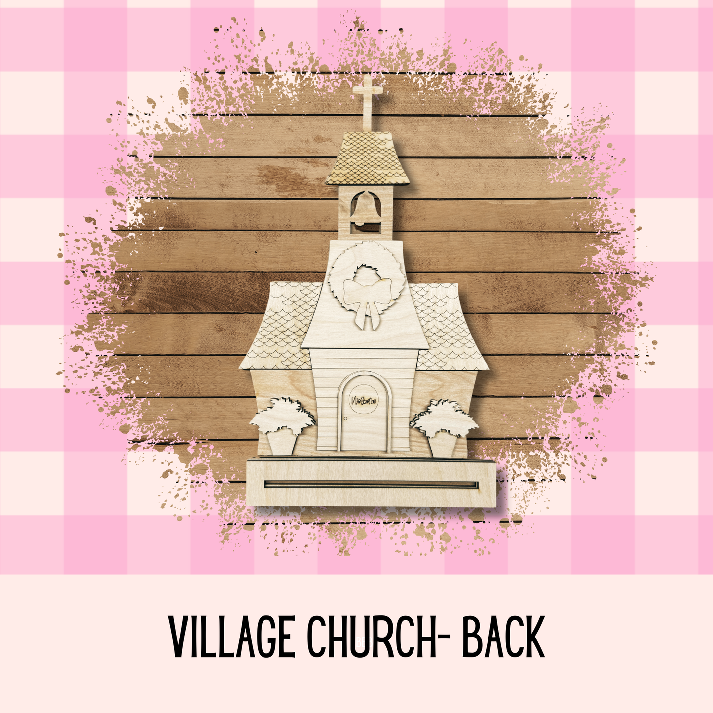 Village Church | Wood Kit | DIY