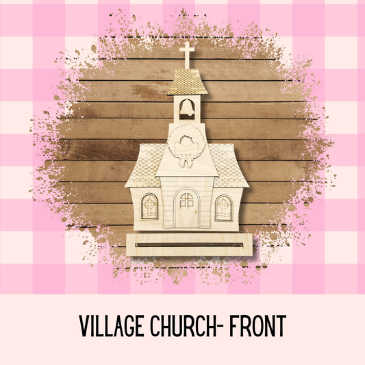 Village Church | Wood Kit | DIY