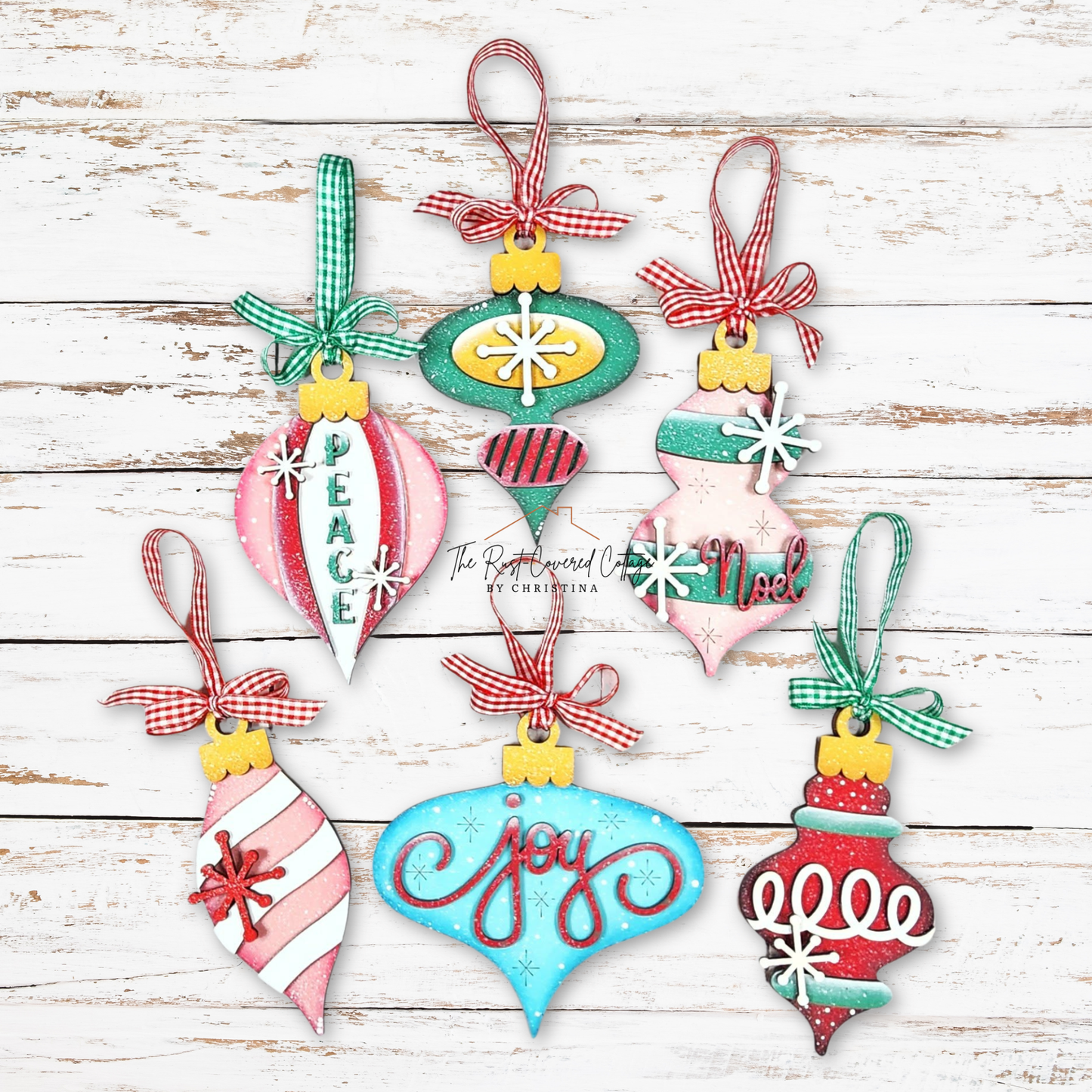 Vintage Ornament Set | DIY Wood Christmas Kit