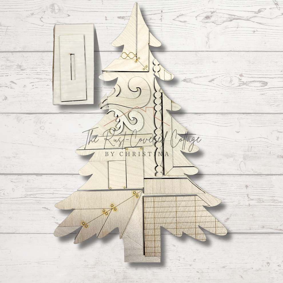Vintage Rustic Trees - Set of 3 | DIY Wood Decor – The Rust-Covered ...