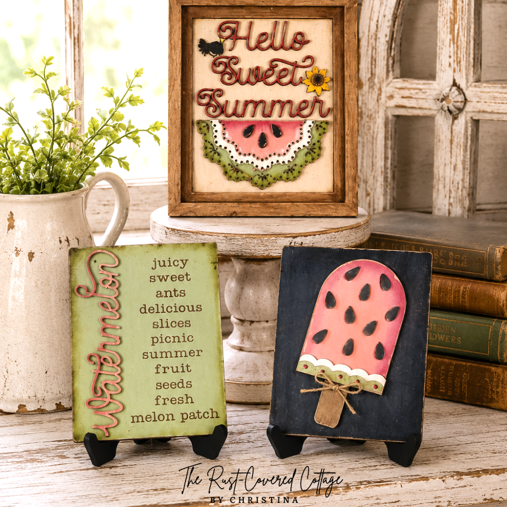 Watermelon Sign Trio