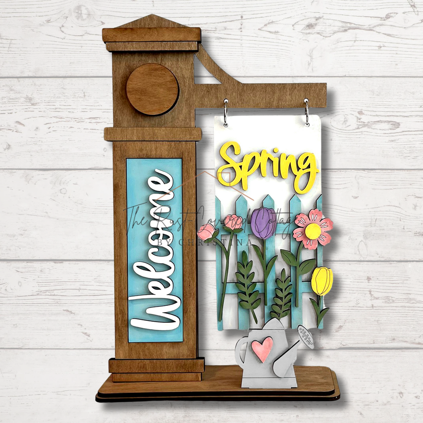Rustic Welcome Spring Signs Welcome Spring Insert for Sign Post Holder | DIY Wood Kit – The Rust ...