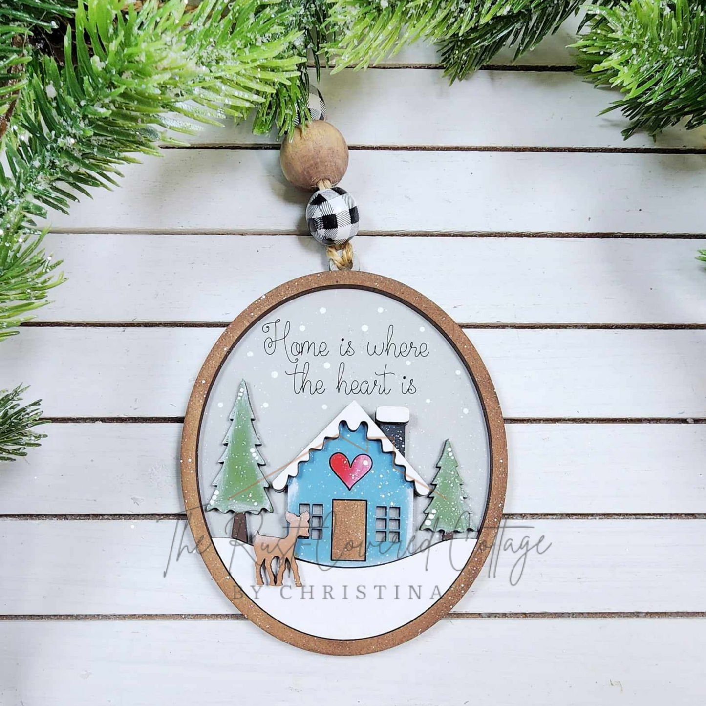 Welcome Winter Ornament – Cozy Cabin Decor