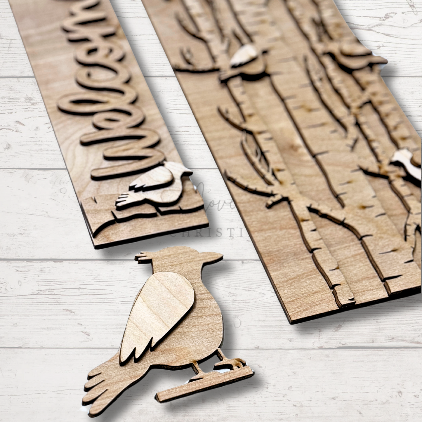 Winter Cardinal | Interchangeable Sign