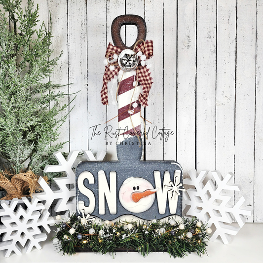 Winter Snowman Shovel | DIY Wood Kit