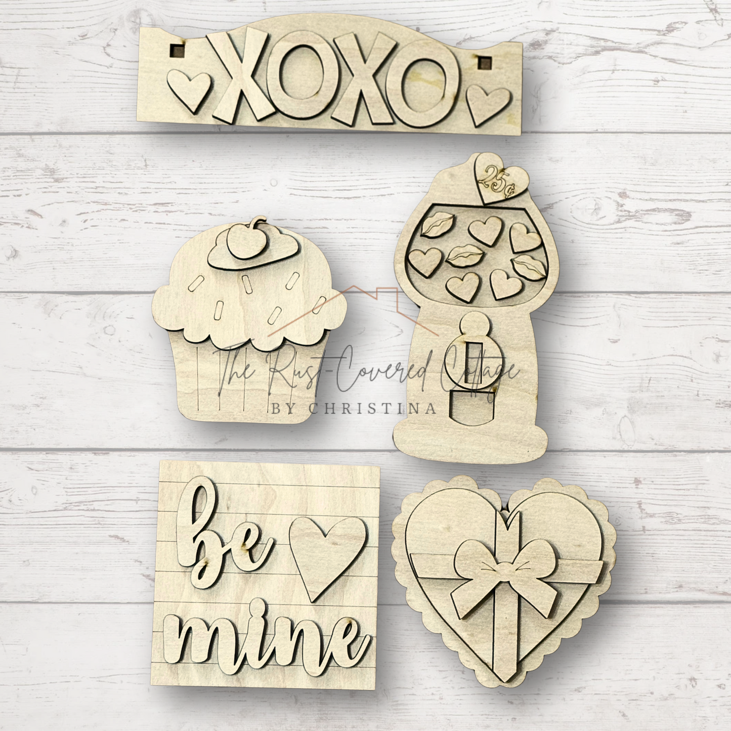 XOXO Valentine's Day Decor Set