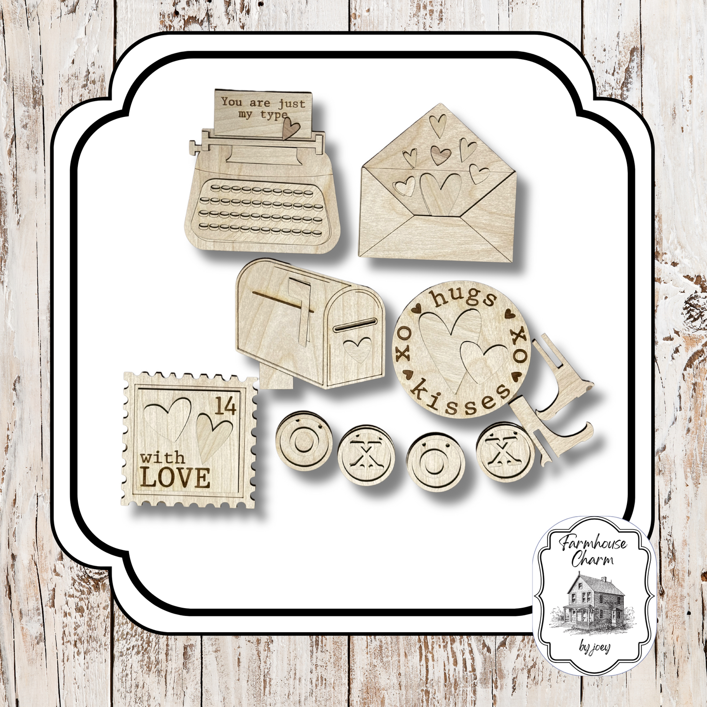You're Just My Type Valentine Decor Set