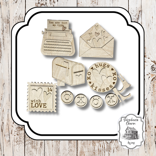 You're Just My Type Valentine Decor Set