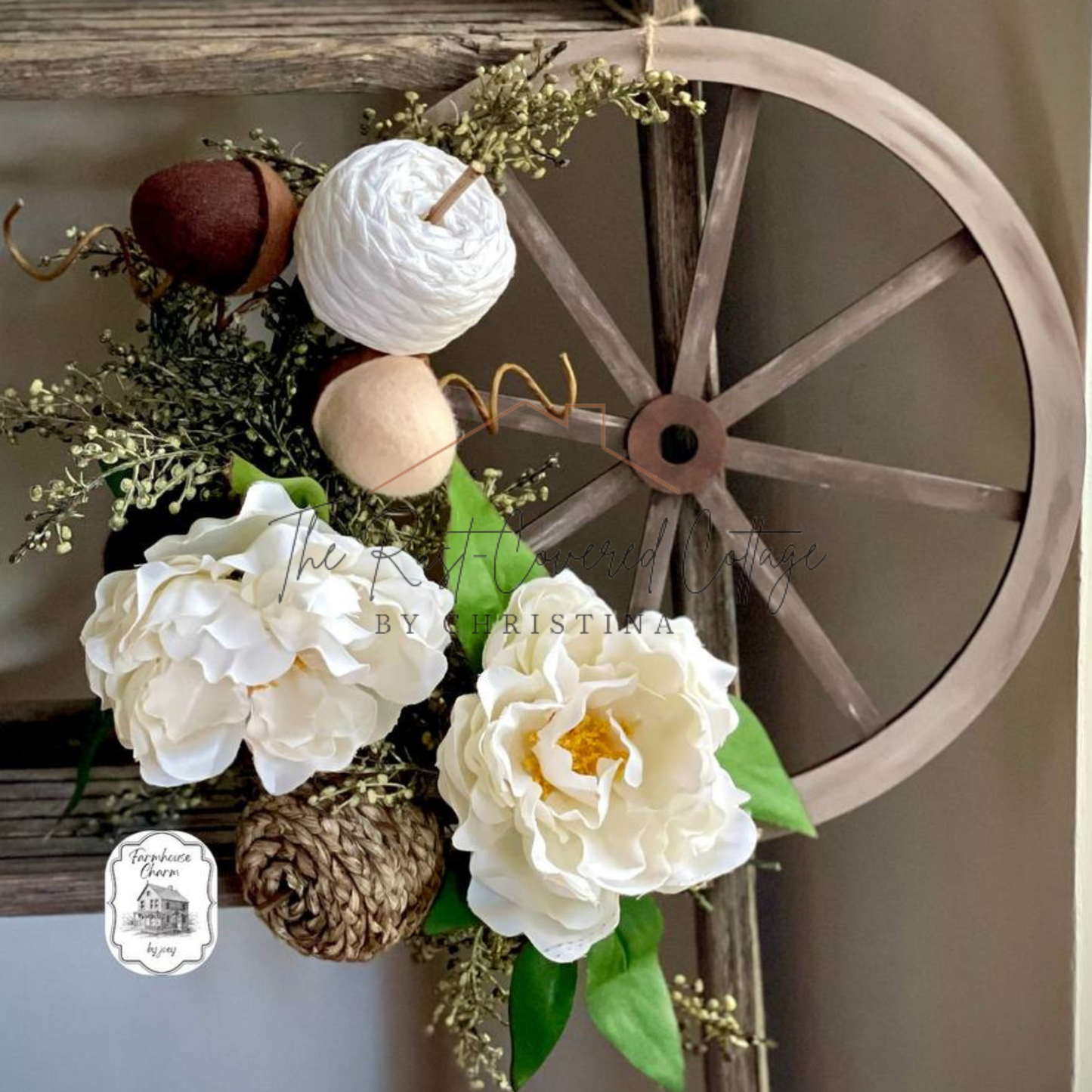 Rustic Wagon Wheel| Laser Cut| DIY Decor