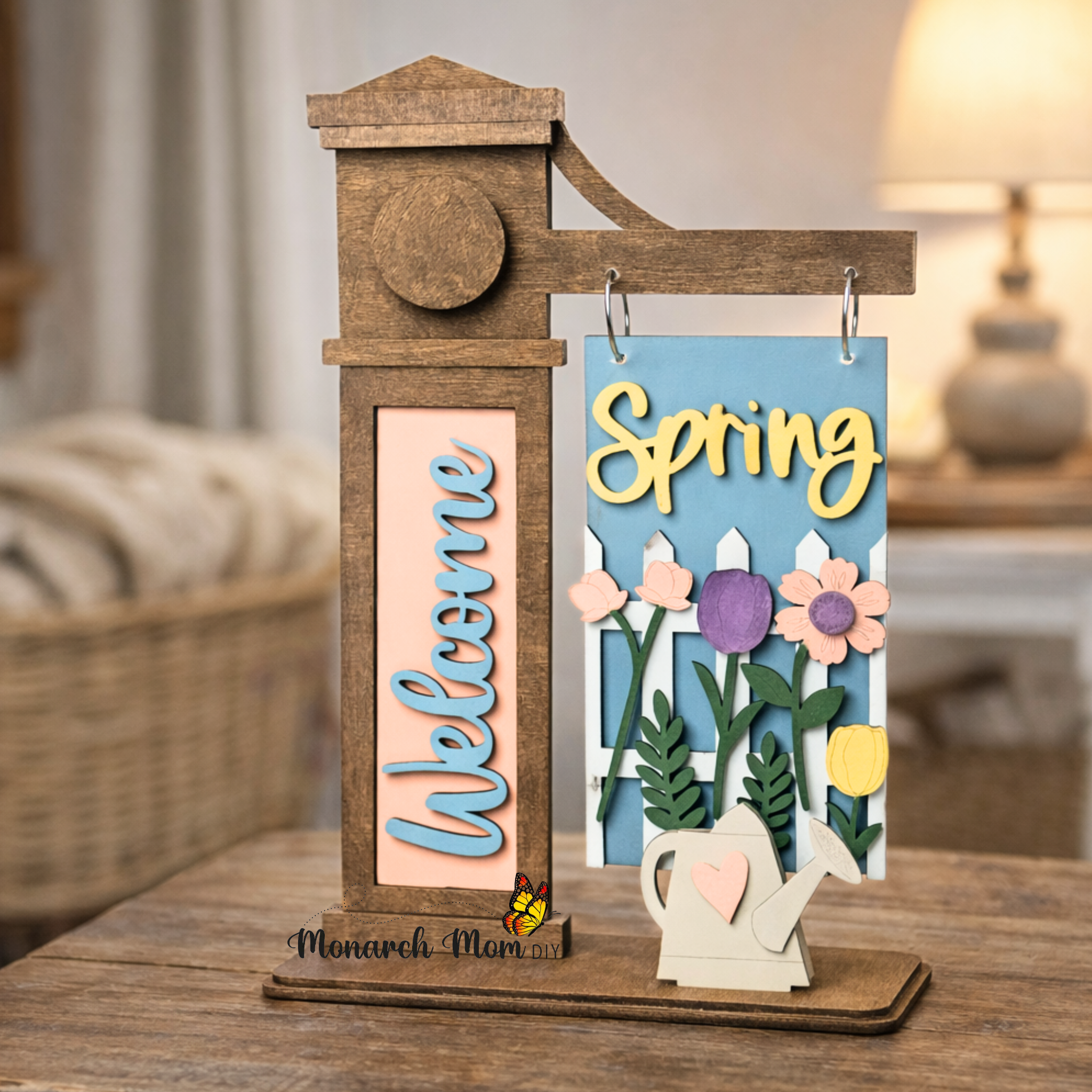 Welcome Spring Insert for Sign Post Holder | DIY Wood Kit – The Rust ...